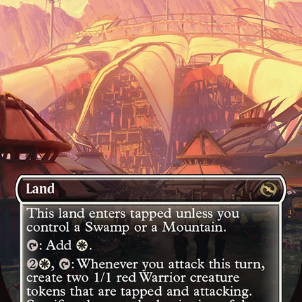 Dalkovan Encampment (Borderless) [Tarkir: Dragonstorm] Foil