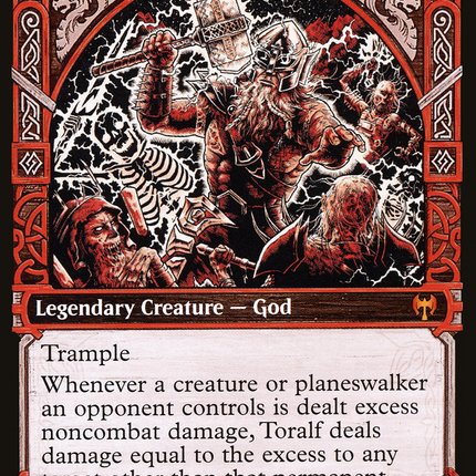 Toralf, God of Fury // Toralf's Hammer (Showcase) [Kaldheim]