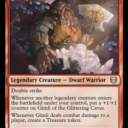 Gimli of the Glittering Caves [Tales of Middle-earth Commander]