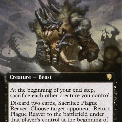 Plague Reaver (Extended Art) [Commander Legends]
