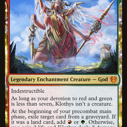Klothys, God of Destiny [Theros Beyond Death]