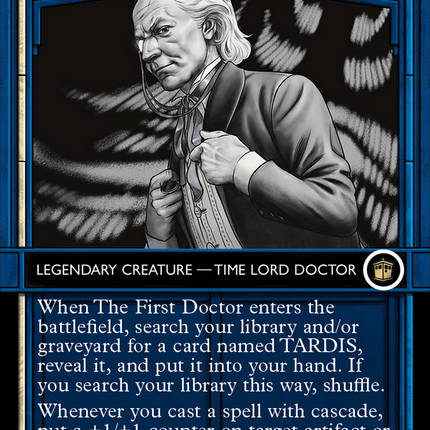 The First Doctor (Showcase) (Borderless) [Doctor Who]
