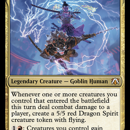 Goro-Goro and Satoru [March of the Machine Commander] Prerelease