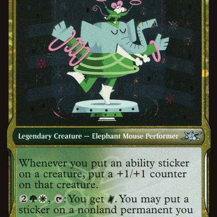 Tusk and Whiskers (Showcase) [Unfinity] Galaxy Foil