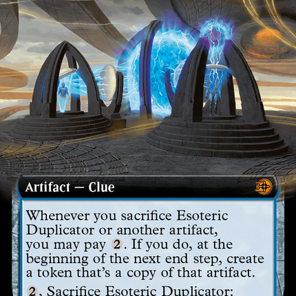 Esoteric Duplicator (Extended Art) [The Big Score] Foil