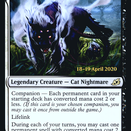 Lurrus of the Dream-Den (companion) [Ikoria: Lair of Behemoths Promos] Prerelease Foil