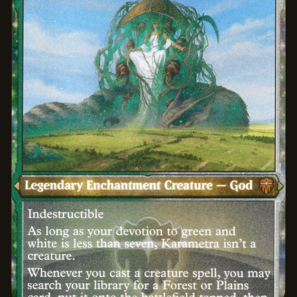 Karametra, God of Harvests [Commander Legends] Etched Foil