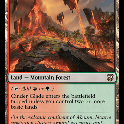 Cinder Glade [Modern Horizons 3 Commander] Foil