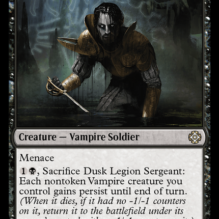 Dusk Legion Sergeant [The Lost Caverns of Ixalan Commander]