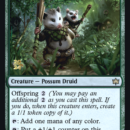 Tender Wildguide [Bloomburrow Promos] Prerelease Foil