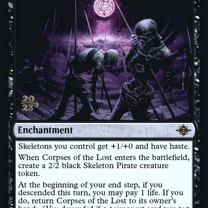 Corpses of the Lost [The Lost Caverns of Ixalan Promos] Prerelease Foil