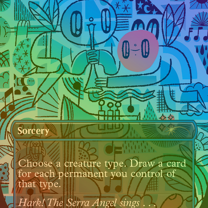 Distant Melody (Borderless) [Secret Lair Drop] Foil