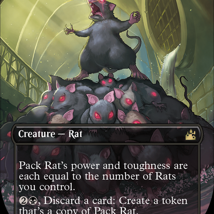 Pack Rat (Borderless) [Ravnica Remastered]
