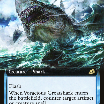 Voracious Greatshark (Extended Art) [Ikoria: Lair of Behemoths]