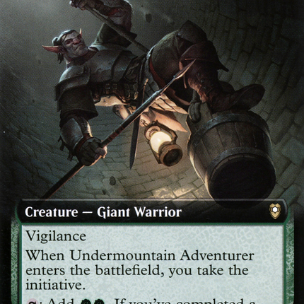 Undermountain Adventurer (Extended Art) [Commander Legends: Battle for Baldur's Gate]