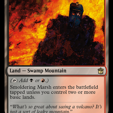 Smoldering Marsh [Doctor Who] Surge Foil
