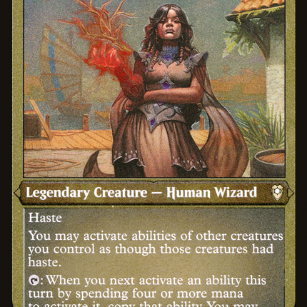 Dynaheir, Invoker Adept (Foil Etched) [Commander Legends: Battle for Baldur's Gate] Foil