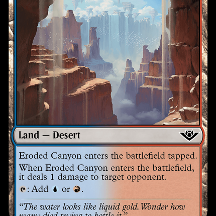 Eroded Canyon [Outlaws of Thunder Junction] Foil