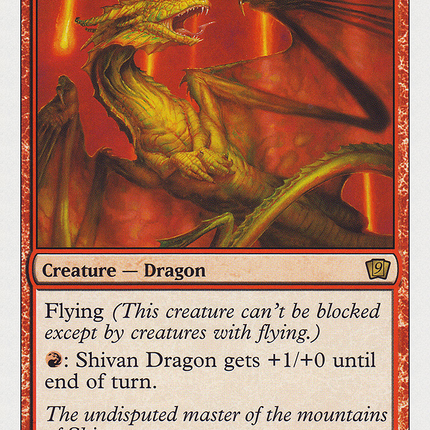 Shivan Dragon [Ninth Edition]