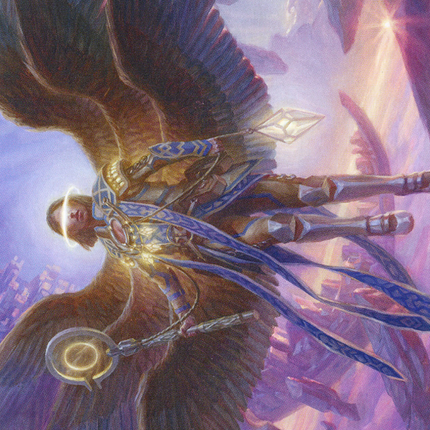 Angel of Destiny // Angel of Destiny (Borderless) [Zendikar Rising Art Series]