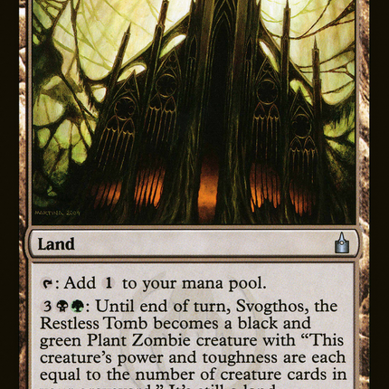 Svogthos, the Restless Tomb [Ravnica: City of Guilds]