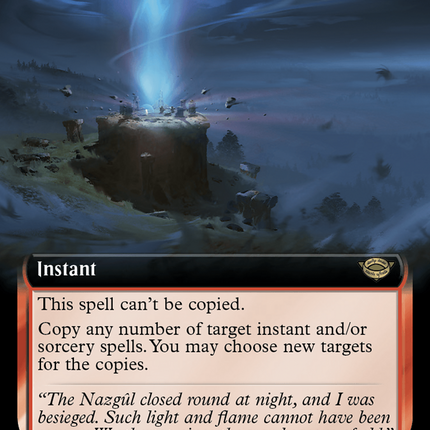 Display of Power (Extended Art) [The Lord of the Rings: Tales of Middle-earth] Surge Foil