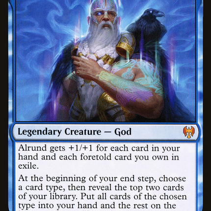 Alrund, God of the Cosmos // Hakka, Whispering Raven [Kaldheim]