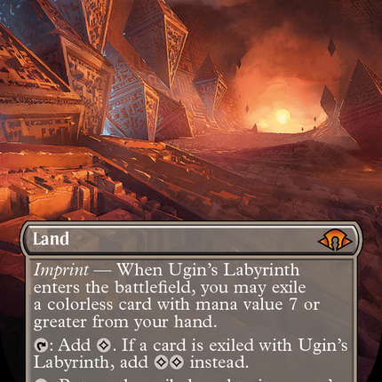 Ugin's Labyrinth (Borderless) [Modern Horizons 3] Foil