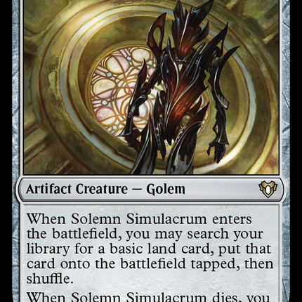Solemn Simulacrum [Commander Masters]