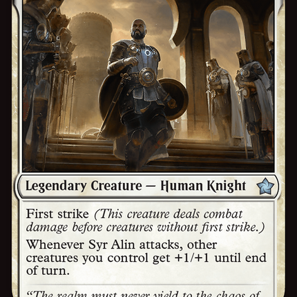 Syr Alin, the Lion's Claw [Foundations]