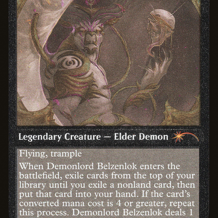 Demonlord Belzenlok [Secret Lair Drop] Etched Foil