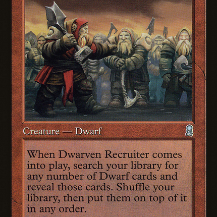 Dwarven Recruiter (Retro) [The List]