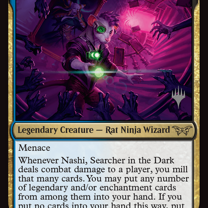 Nashi, Searcher in the Dark [Duskmourn: House of Horror Promos]