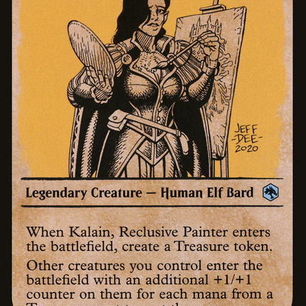 Kalain, Reclusive Painter (Showcase) [Adventures in the Forgotten Realms]