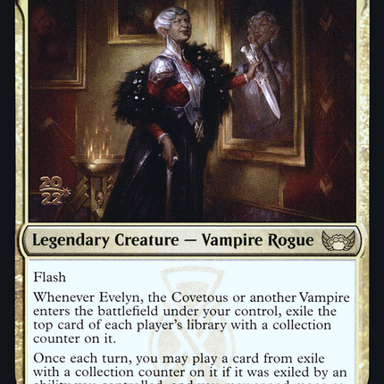 Evelyn, the Covetous [Streets of New Capenna Promos] Prerelease Foil