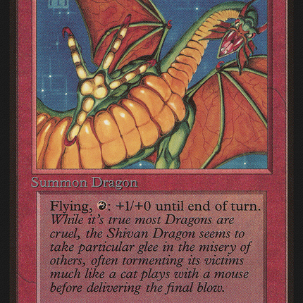 Shivan Dragon [Limited Edition Beta]