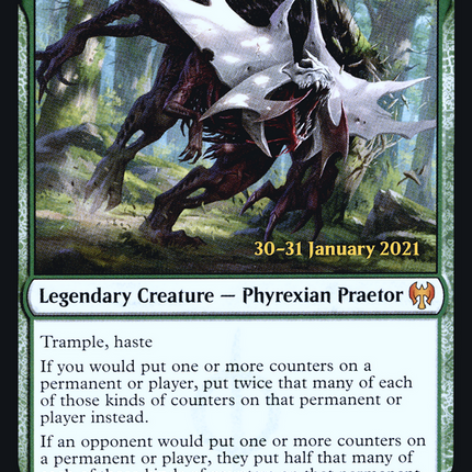 Vorinclex, Monstrous Raider [Kaldheim Promos] Prerelease Foil