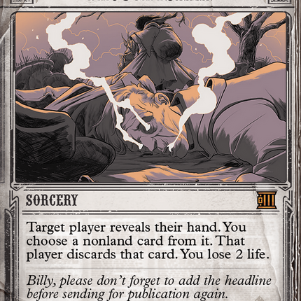 Thoughtseize (Showcase) (Borderless) [Breaking News]