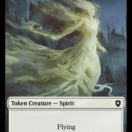 Spirit [Bloomburrow Commander Tokens] Foil