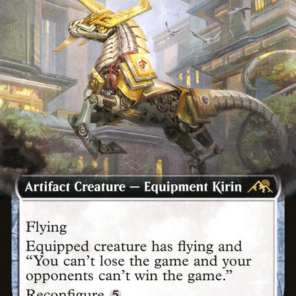 Cloudsteel Kirin (Extended Art) [Kamigawa: Neon Dynasty]