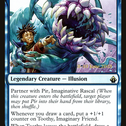 Toothy, Imaginary Friend [Battlebond Promos] Prerelease Foil