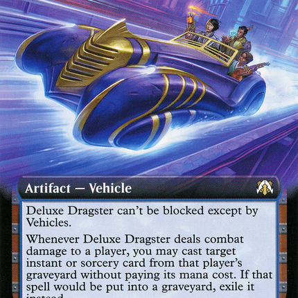 Deluxe Dragster (Extended Art) [March of the Machine Commander] Foil