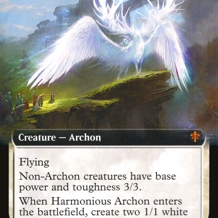 Harmonious Archon (Extended Art) [Throne of Eldraine]