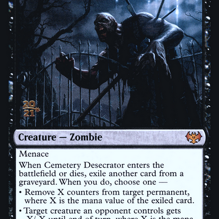 Cemetery Desecrator [Innistrad: Crimson Vow Promos] Prerelease Foil