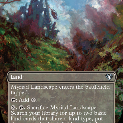 Myriad Landscape (Borderless) [Commander Masters]