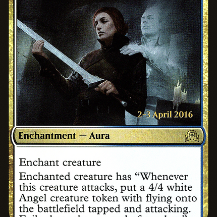 Invocation of Saint Traft [Shadows over Innistrad Promos] Prerelease Foil