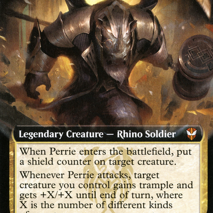 Perrie, the Pulverizer (Extended Art) [New Capenna Commander]