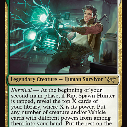 Rip, Spawn Hunter [Duskmourn: House of Horror] Foil