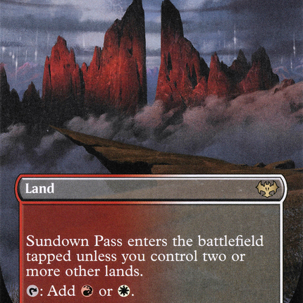 Sundown Pass (Borderless) [Innistrad: Crimson Vow]