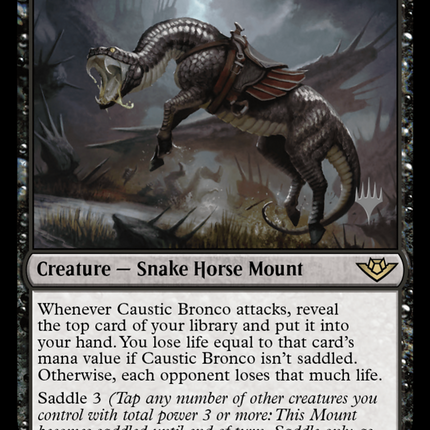 Caustic Bronco [Outlaws of Thunder Junction Promos]